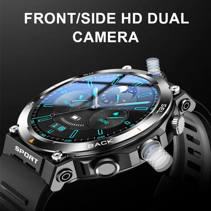 Advanced Smartwatch with Multiple Functions and Health Tracking Features