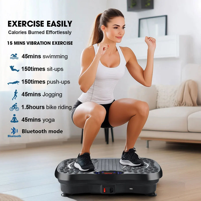Standing Vibration Platform for Lymphatic Drainage, Silver