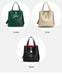  Large capacity to fit daily essentials such as a wallet, phone, cosmetics, and more 
