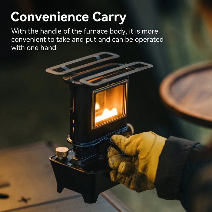 Oil lamp stove weighing 1705 g, perfect for outdoor adventures
