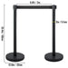 Ideal for crowd control in airports, hotels, casinos, and more