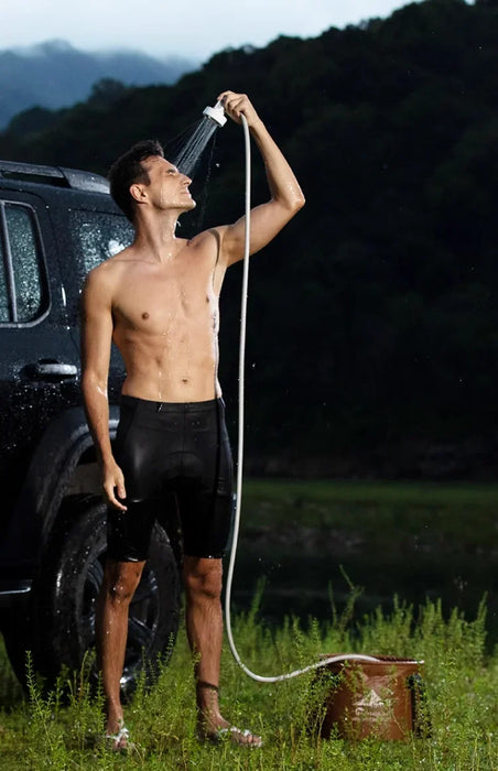 Outdoor Camping Electric Shower with Pump