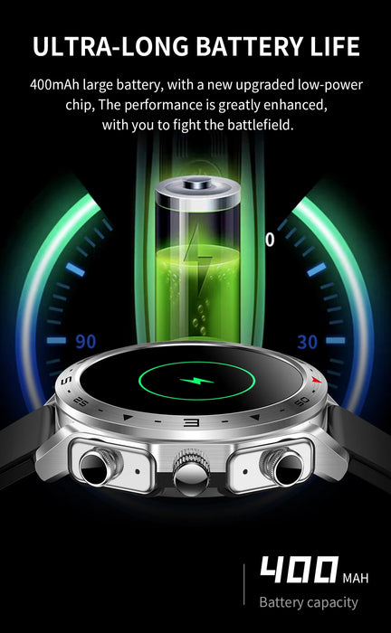 Smart Watch with Multiple Sports Modes, Health Monitoring, and AI Voice Assistant