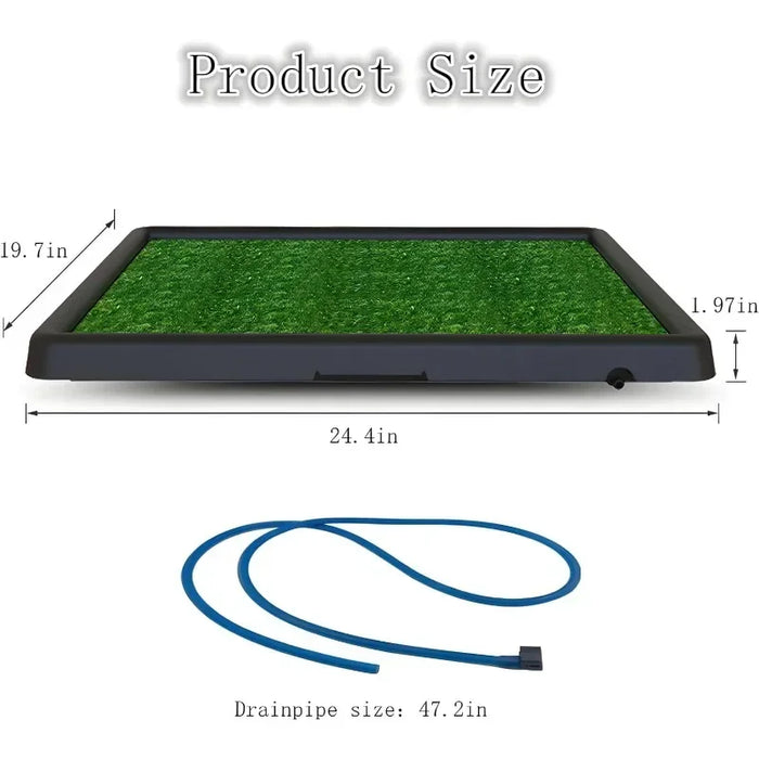 1 Dog Toilet – Indoor Grass Pad with Drainage Tray