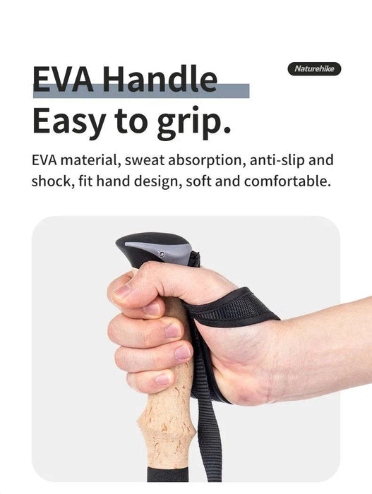 High-Strength Carbon Fiber Hiking Sticks with reliable traction on rocky surfaces