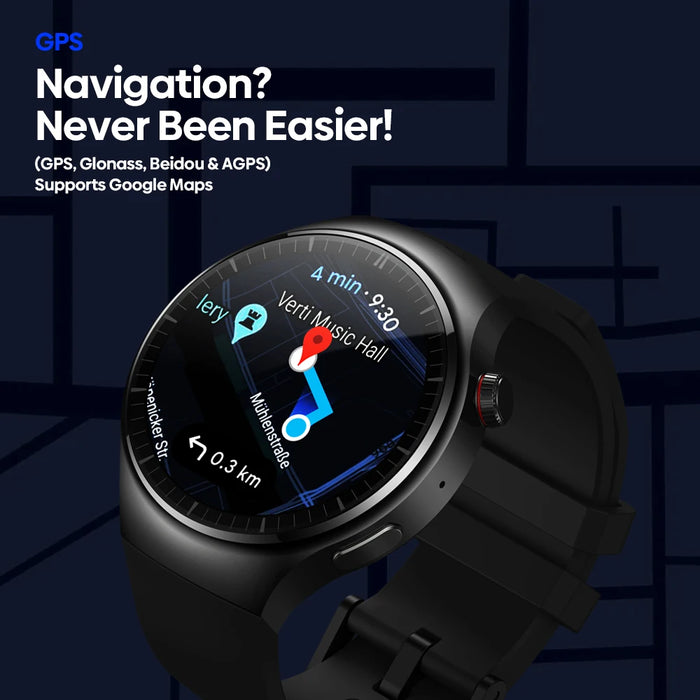 Standalone 4G Smart Watch - GPS, Fitness Tracker, AMOLED Display