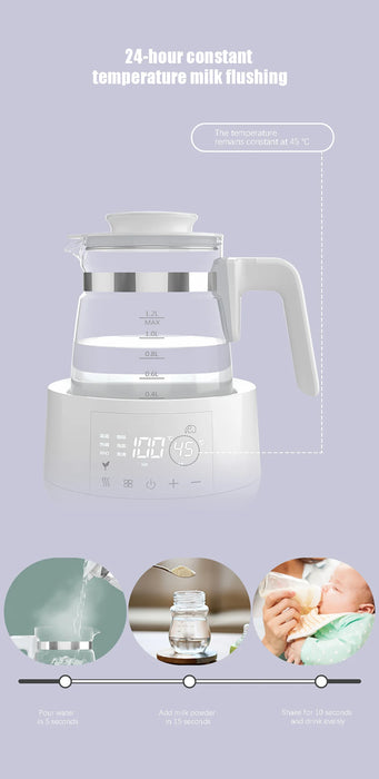 1.2L Smart Baby Kettle with Remote Control and Keep Warm