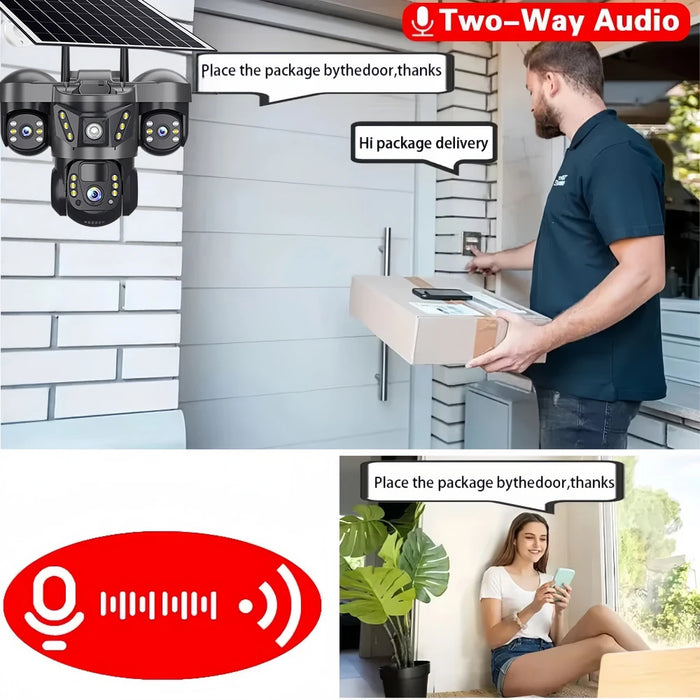Outdoor 4G CCTV Camera with 10X Zoom & Motion Alerts