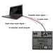 Mini 6 Channel Bluetooth Audio Mixer with 48V, 99 DSP, USB Recording for Karaoke - FLUXA