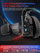 24GHz Wireless Intercom System Headsets Microphone for Team Communication, 700M Range