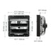 Shutter Exhaust Fan with Temp & Humidity Controller 35 cm Ventilation for Greenhouses Garages - FLUXA