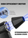 Black High-Speed Mini Handheld Turbo Jet Fan for Home Use