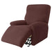 Recliner Sofa Cover Coffee 1 Seater Elastic Jacquard Fabric
