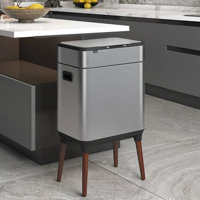 Touchless Kitchen Bin 30L Waterproof Stainless Steel Design