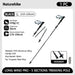 Trekking poles black carbon fiber folding hiking walking sticks 115-135cm