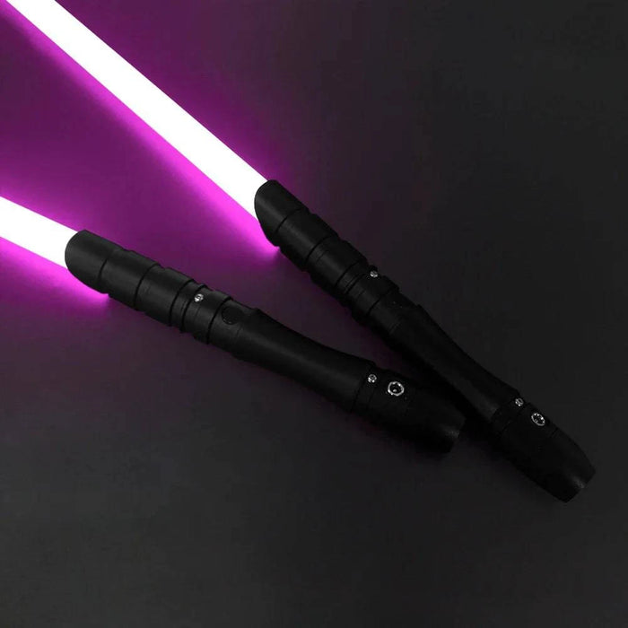 Dynamic FX Metal Lightsaber with high-quality aluminium alloy hilt and pink PC polycarbonate blade