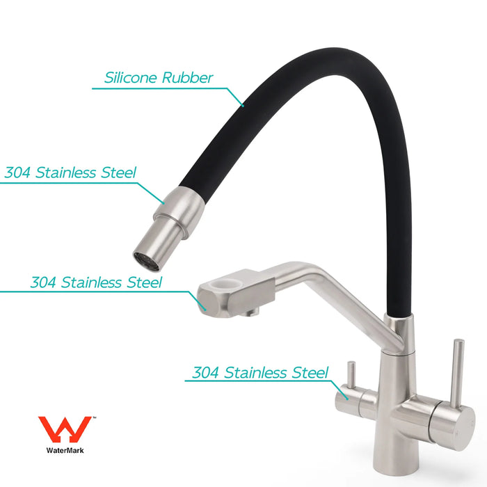 Pull Down Kitchen Faucet with Filtered Water Spout