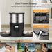 4L Smart Pet Feeder Automatic Dispenser for Cats and Dogs, Scheduled Feeding with Recording, Suitable for 2 Pets, White