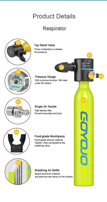Ideal for recreational divers and spearfishing enthusiasts