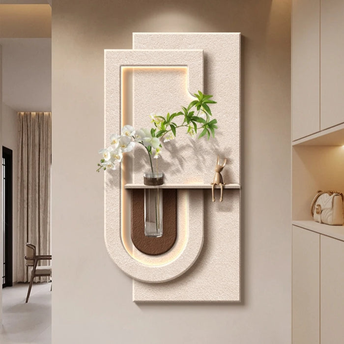 Decorative Corridor Wall Lamp with Adjustable Brightness