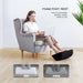 Adjustable memory foam foot rest under desk for ergonomic support