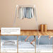 Portable clothes drying rack made of durable stainless steel for home or travel