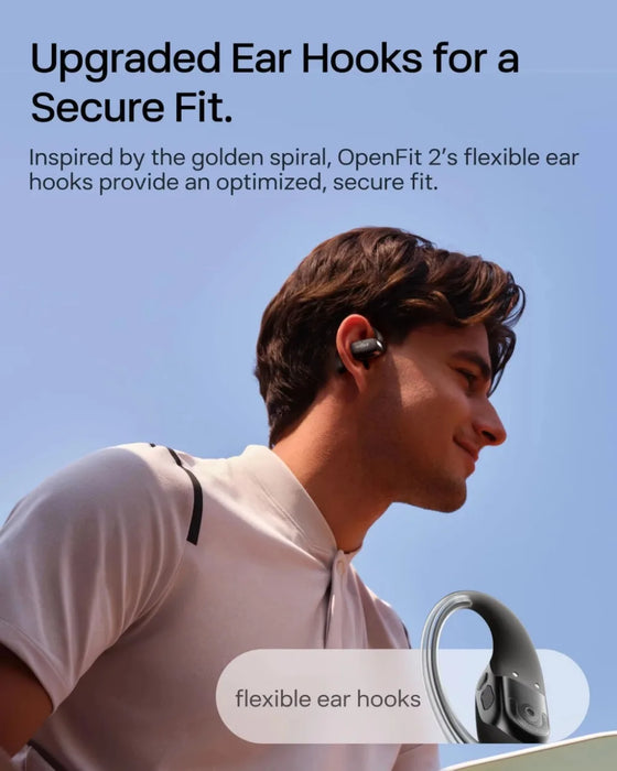 Open-Ear Bluetooth Headphones with 48-Hour Playback