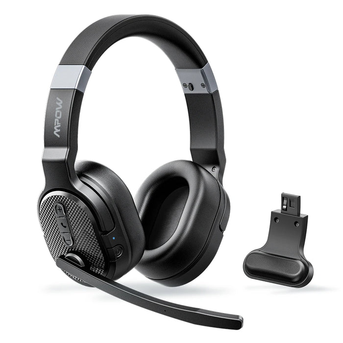 Bluetooth 5.3 Wireless Headphones with Noise Cancellation