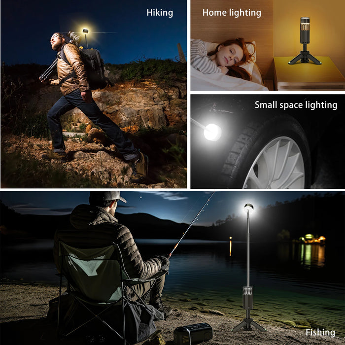 Waterproof Outdoor Lantern with Magnetic Base and Hook