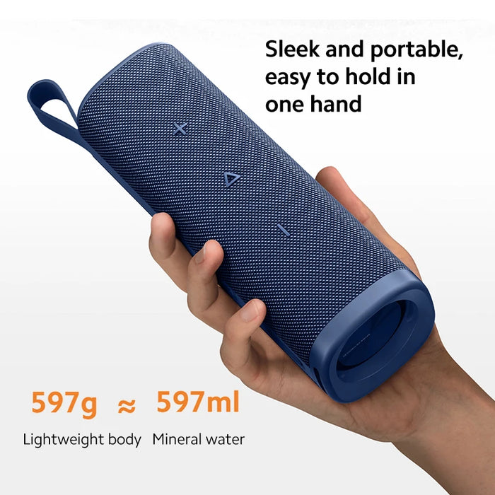 Speaker Bluetooth 5.4 Waterproof, 12H Battery, Blue