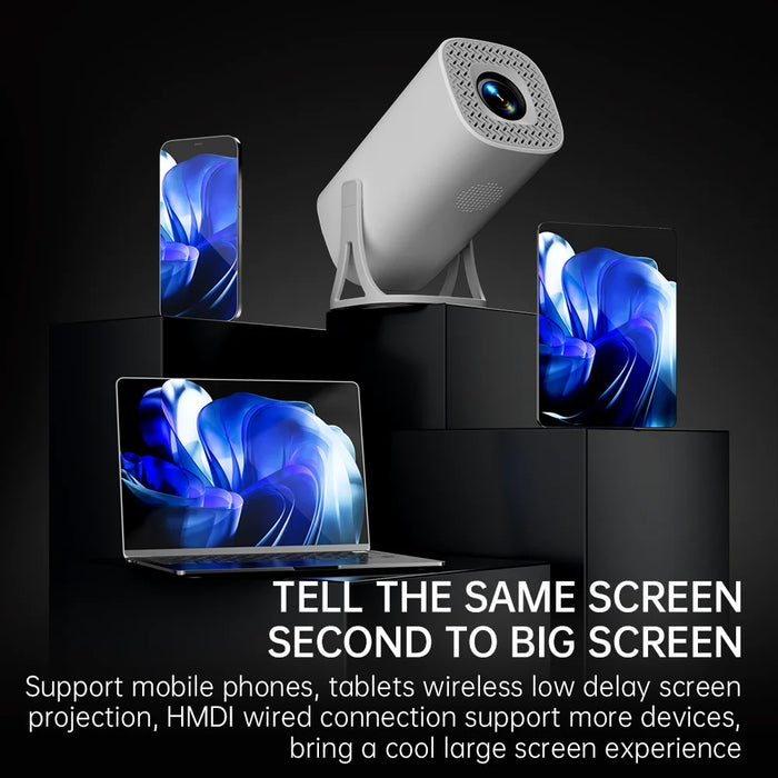 Bright and immersive display with professional imaging chip for stable and full HD 720P image