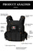 Tactical Vest with Detachable Map Bag, Sundry Bag, and Equipment Bags