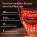 Silicone LED Face Mask emitting 7 Colors Red Light Therapy for Skin Rejuvenation