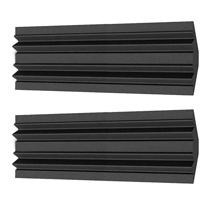 Open-cell sponge material bass traps for durable and long-lasting use