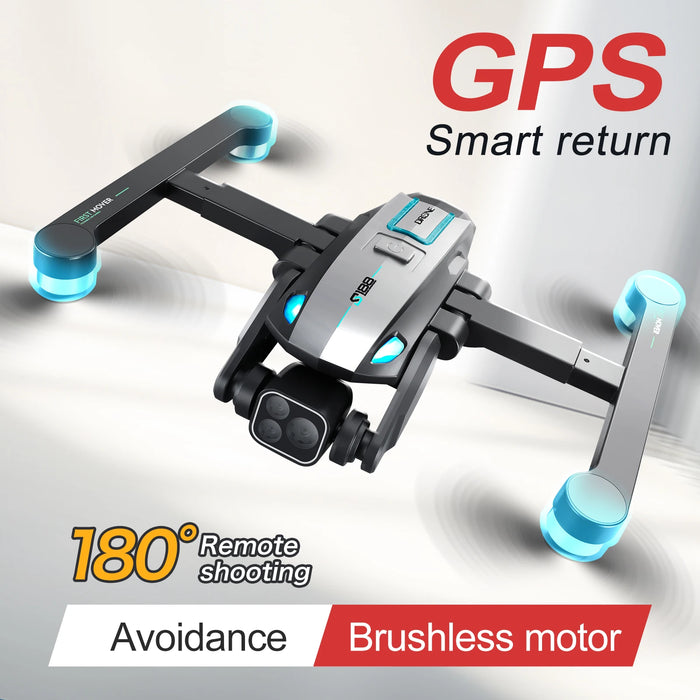 S188 MAX GPS Drone with 4K Dual Cameras & Obstacle Avoidance