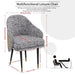Each chair measures 55 x 44 x 82 cm with a seat size of 525 x 545 cm