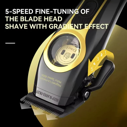 Hair Clipper Magnetic Levitation Motor Trimmer 6000RPM with Charging Base for Men with box