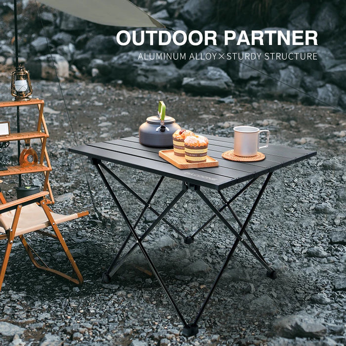 Portable Aluminum Picnic Table for Outdoors
