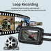 Dual 1080P Motorcycle DVR waterproof dash cam with WiFi and GPS (128GB) advanced night vision with 6G CMOS sensors