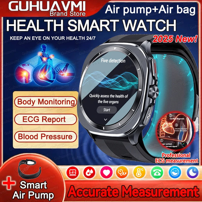 1.43" AMOLED Fitness Smartwatch with ECG and Body Metrics