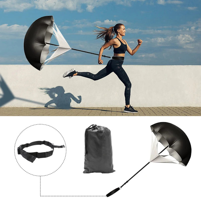 Made from high-quality polyester fabric, automatically inflates during running