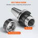 CAT40 ER16 Collet Holders for CNC lathes and drill presses