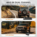 Dash Cam with NightShot function for clear low-light video recordings