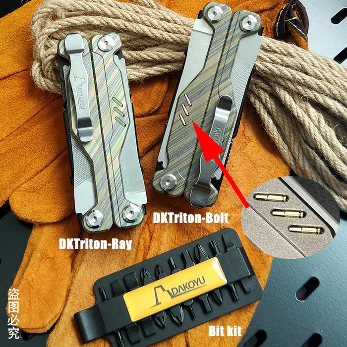 Portable Titanium Alloy Multi-tool for Outdoors
