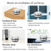 Portable Bluetooth speaker with TWS stereo pairing and Bluetooth 50 connectivity