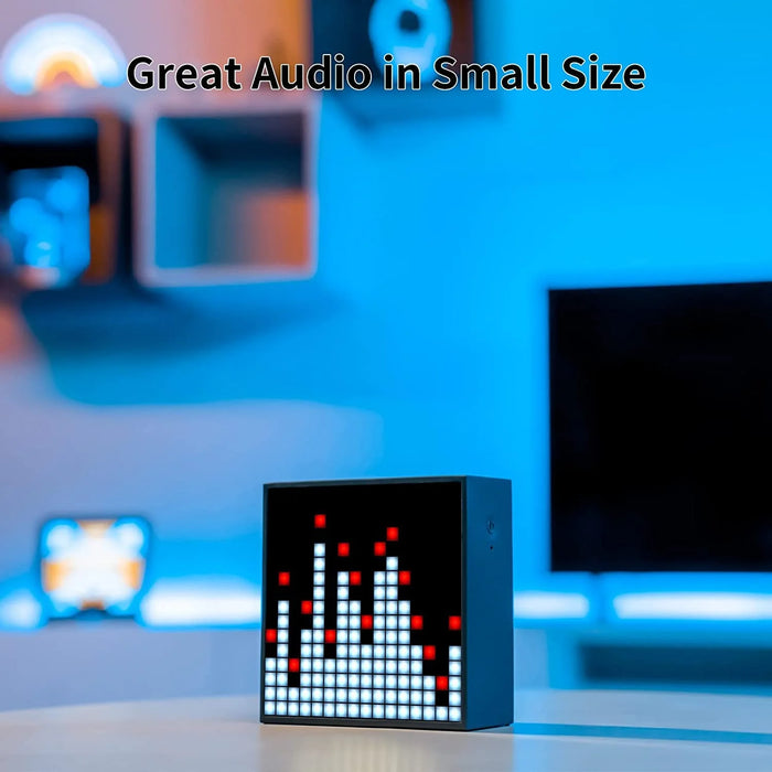 Bluetooth speaker with 6W full-range output power and frequency range of 80Hz-20KHz