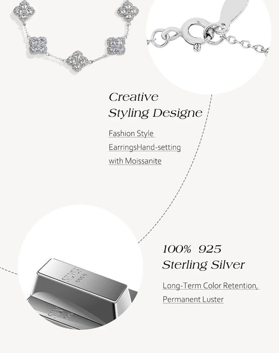 Hypoallergenic and chemical-free Moissanite Diamond Bracelet