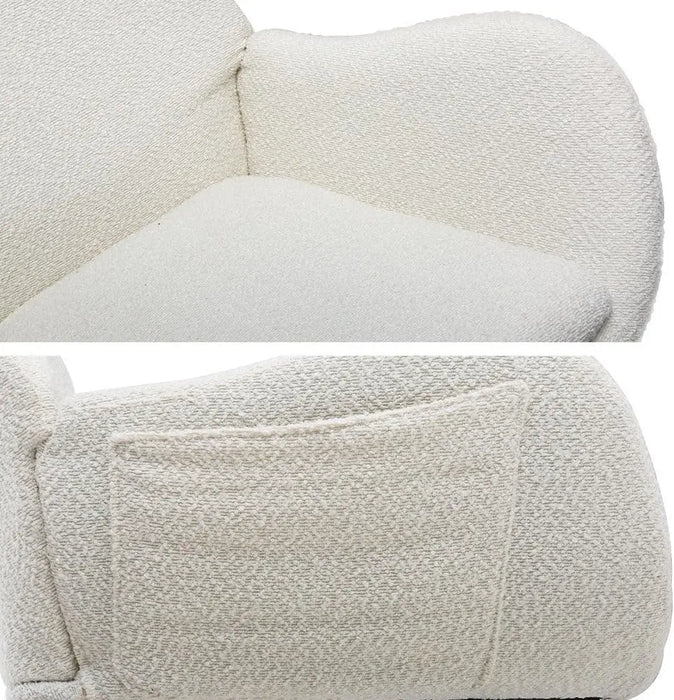 Comfortable Rocking Chair Seat Reclining Lounge Armchair for Living & Bedroom