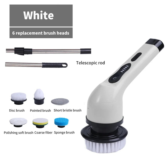 Compact and Ergonomic Electric Spin Scrubber Handle for Easy Maneuverability