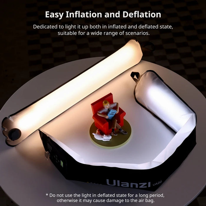 Foldable LED Tube Light for Outdoor and Studio Use